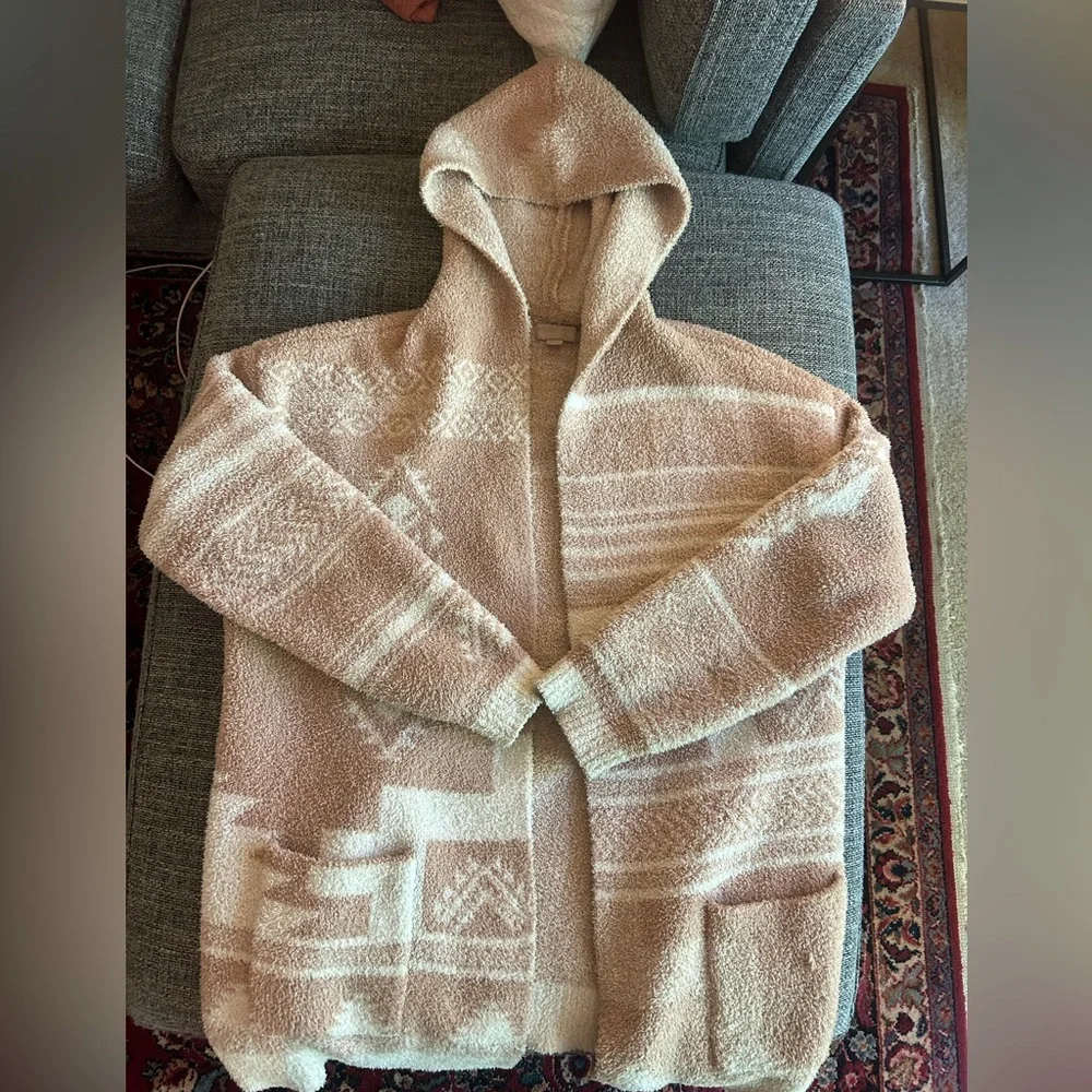 Barefoot Dreams CozyChic Patchwork Cardigan - Picture 1 of 3